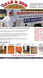 Mobile Screenshot of daleshardwoodflooring.com